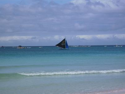Der Strand auf Boracay ist traumhaft. Fliegen Sie in die Visayas auf den Philippinen, wo es einen sch�nen Strand gibt