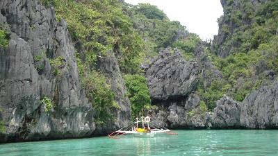 El Nido in Palawan bietet unheimlich sch�ne Lagunen: das Meer ist smaragdgr�n und einmalig sch�n